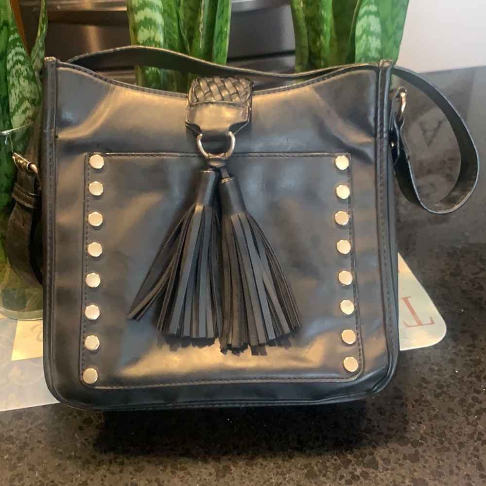 Black crossbody bag